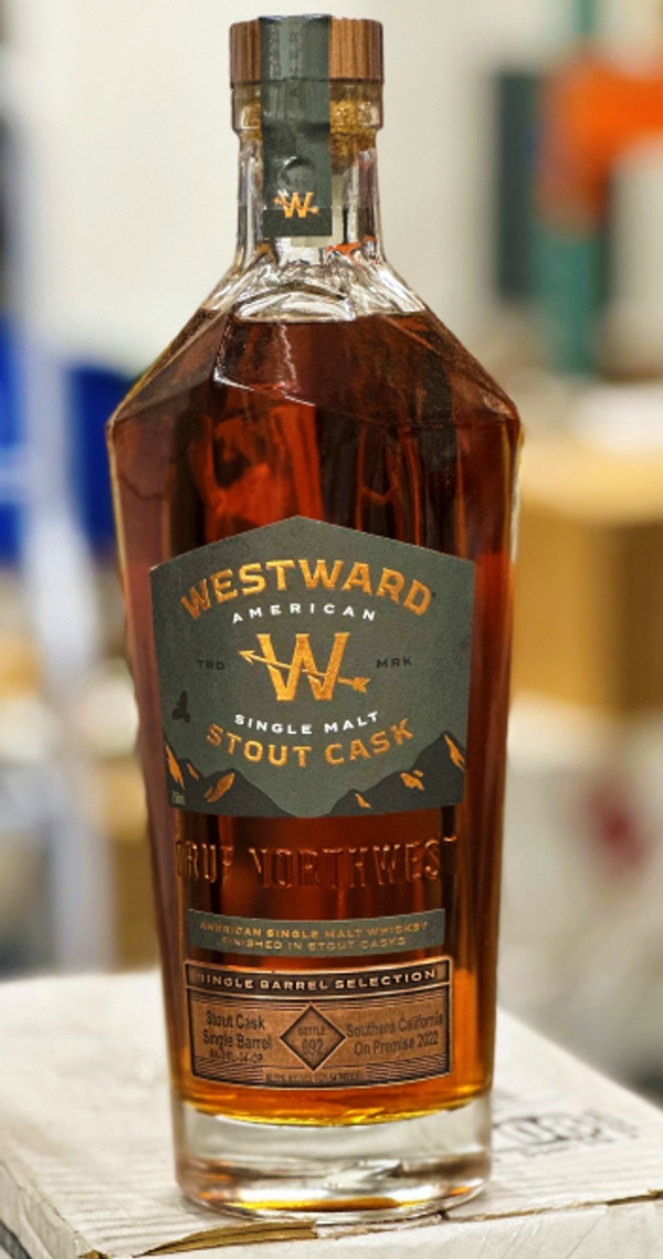 Westward American Single Malt Stout Cask Finish Single Barrel Select