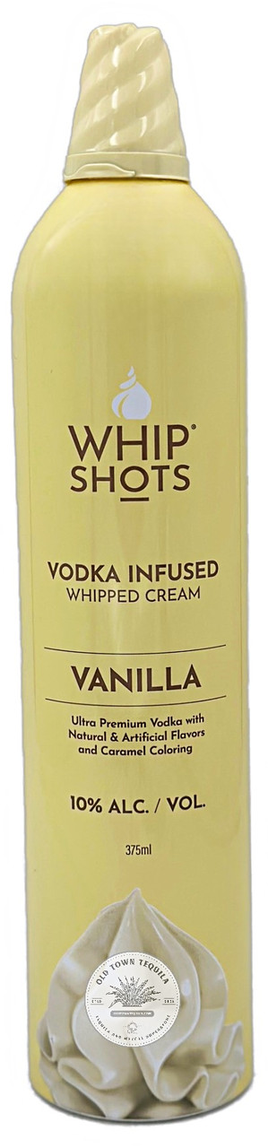 Whip Shots Vanilla Vodka Infused Whipped Cream 375ml