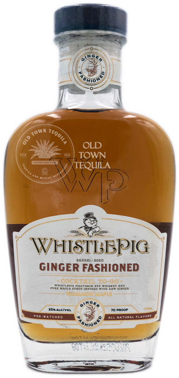 WhistlePig Ginger Fashioned Cocktail To Go Runamok Maple 375ml